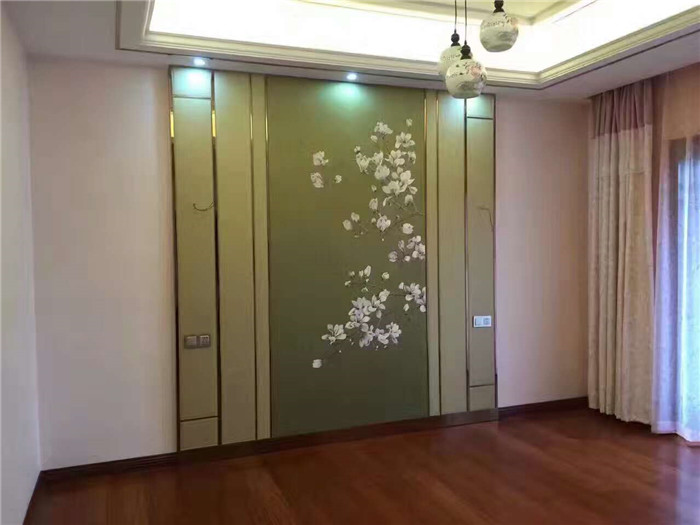 【墙纸墙布】全绣硬包背景