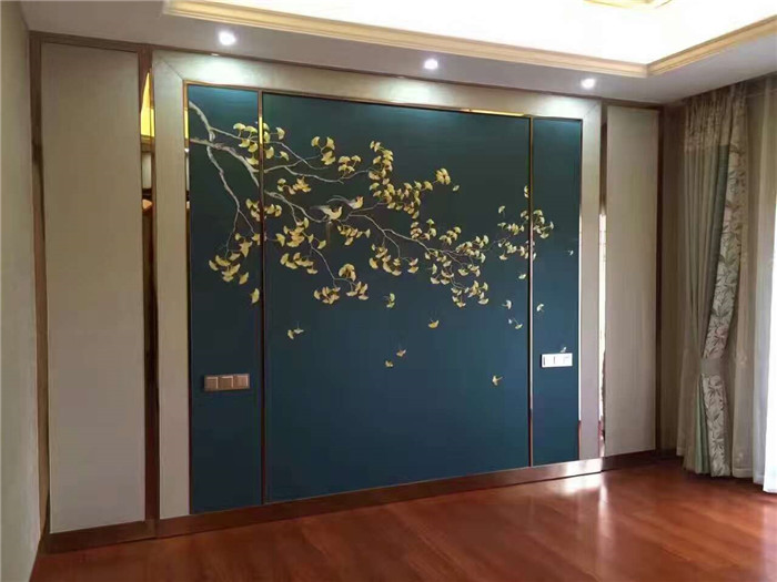 【墙纸墙布】全绣硬包背景